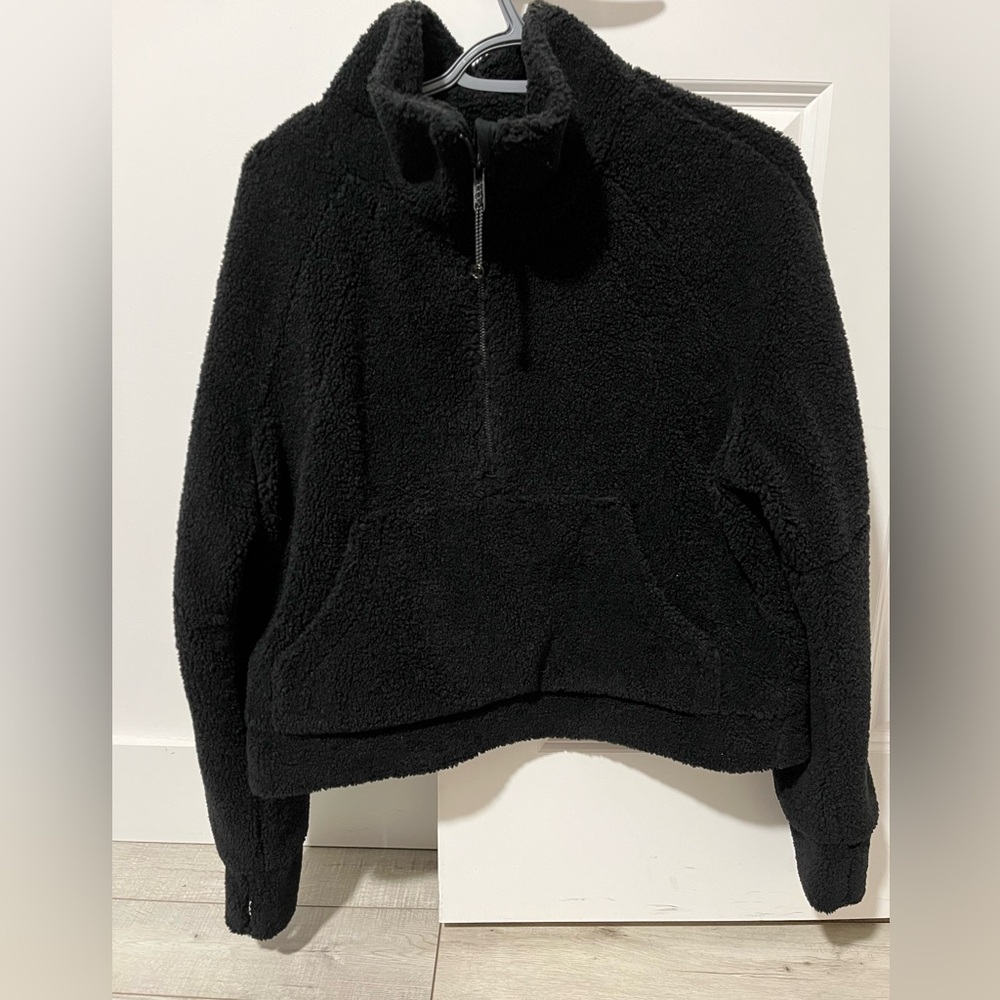 Lululemon Scuba oversized fleece funnel neck half zip